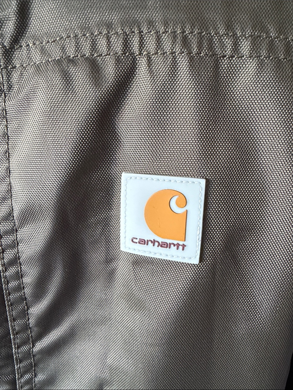 Carhartt Men's Dark Olive Hooded Storm Defender Jacket Medium - Picture 2 of 8